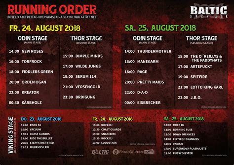 baltic open air line up